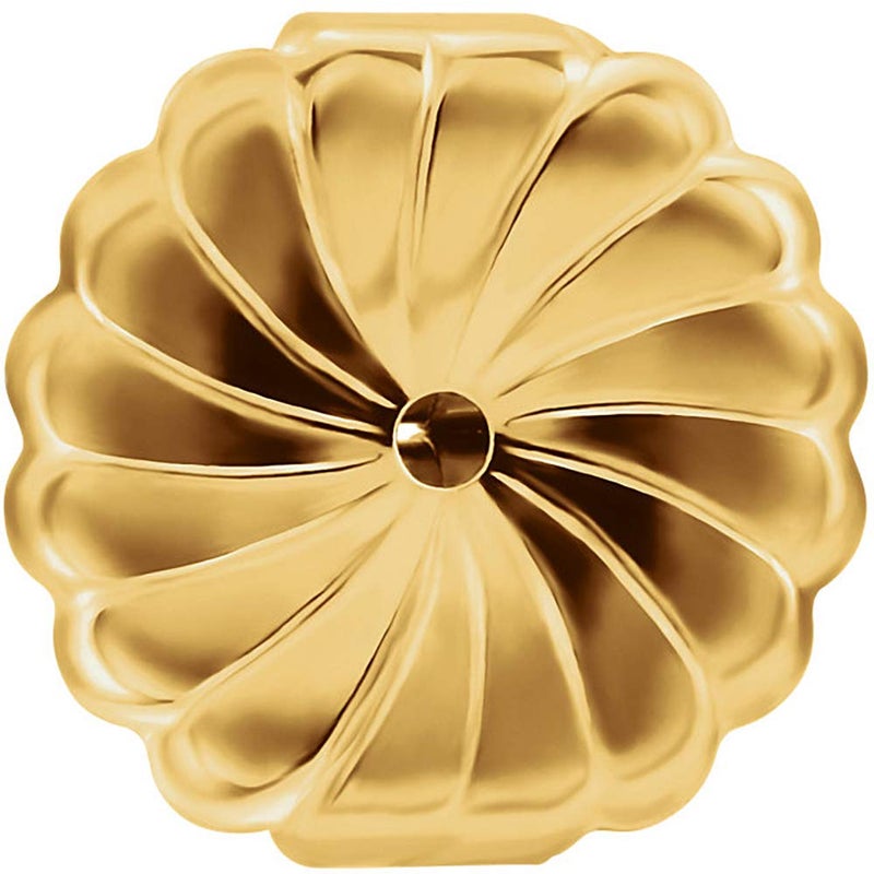 Duhaas 14K Yellow Gold Filled Jumbo Extra Large 9.4mm Friction Butterfly Push Back for Stud Earring Post (1 Pair) - Image 1